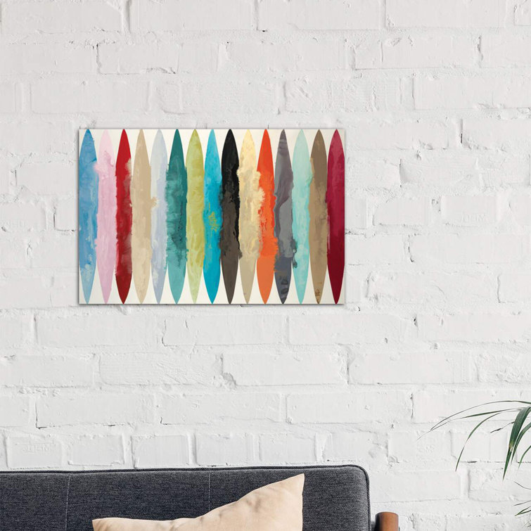 Ebern Designs Ebb & Flow by Randy Hibberd Wrapped Canvas Painting